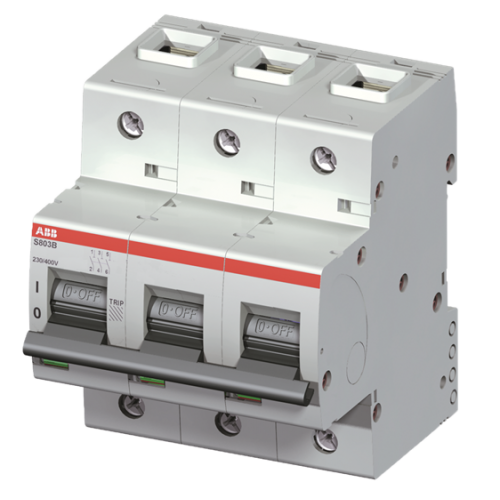 ABB S803B-C80 (3X80A - 10kA - C Tipi Anahtarlı Otomatik Sigorta)