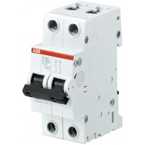 ABB S202-C80 (2X80A - 6kA - C Tipi Anahtarlı Otomatik Sigorta)