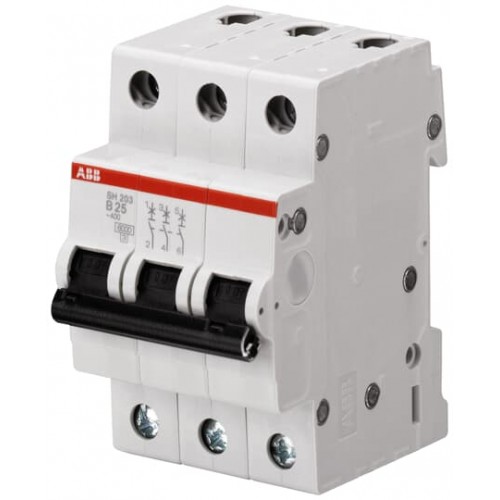 ABB SH203-B25 (3X25A - 6kA - B Tipi Anahtarlı Otomatik Sigorta)