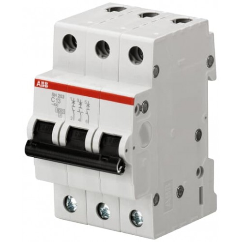 ABB SH203-C50 (3X50A - 6kA - C Tipi Anahtarlı Otomatik Sigorta)