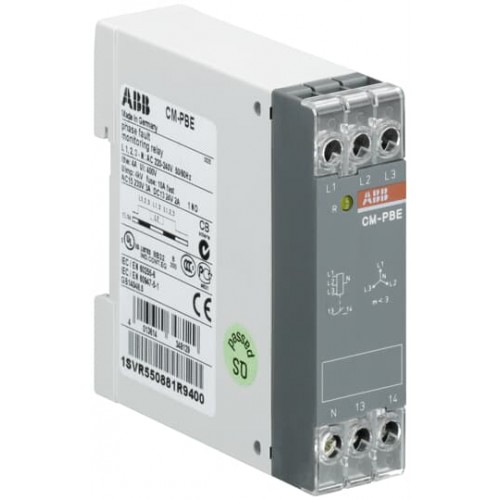 ABB CM-PBE (F.K.R. 1NA Kontak,  L1,2,3-N= 3X380-440V AC)