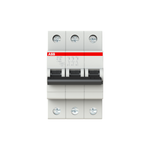 ABB SH203-C16 (3X16A - 6kA - C Tipi Anahtarlı Otomatik Sigorta)