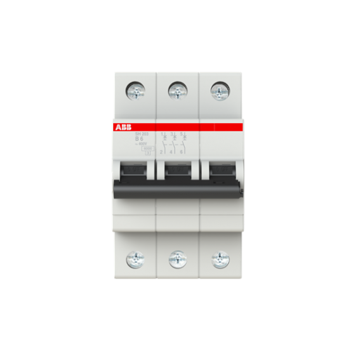 ABB SH203-B6 (3X6A - 6kA - B Tipi Anahtarlı Otomatik Sigorta)