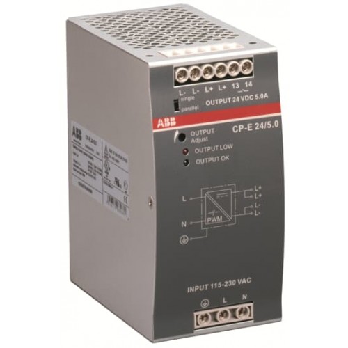 ABB CP-E 24/5.0 (Güç Kaynağı, 24VDC/5A)