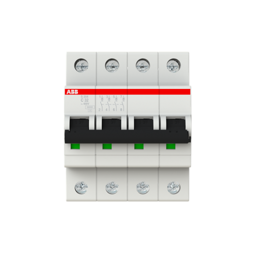 ABB S204-C32 (4X32A - 6kA - C Tipi Anahtarlı Otomatik Sigorta)