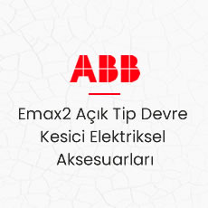 Emax2 Açık Tip Devre Kesici Elektriksel Aksesuarları