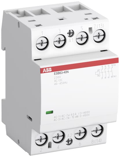 ABB ESB63-40N (Tesisat Kontaktörü 230AC/DC,63A(AC1),4N/A)