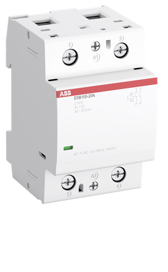 ABB ESB100-20N (Tesisat Kontaktörü 230AC/DC,100A(AC1),2N/A+2N/K)