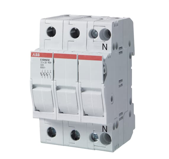 ABB E 93hN/32 (10,3X38 3 Faz+Nötr Kartuş Yuvası 32A'e Kadar)