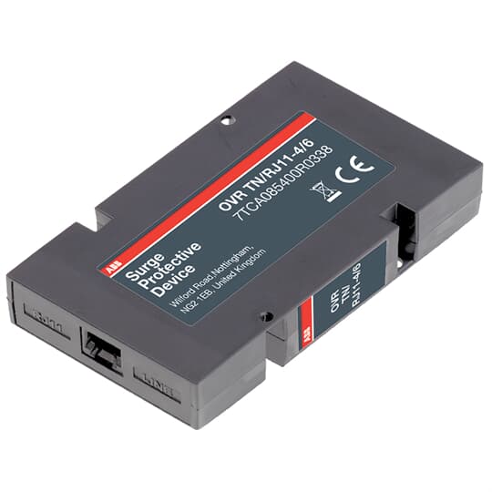 ABB OVR TN/RJ11-4/6 (Parafudur Telekom Sistemeleri, 4 İletken Kor.RJ11 Hat Koruma,ImaX=10kA )