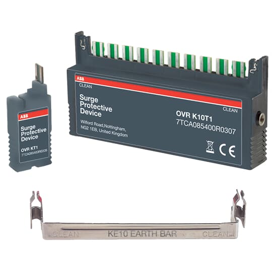 ABB OVR K10T1 (Parafudur Telekom Sistemeleri, 10 Hat Koruma,LSA-Plus PBX Koruma,ImaX=10kA )
