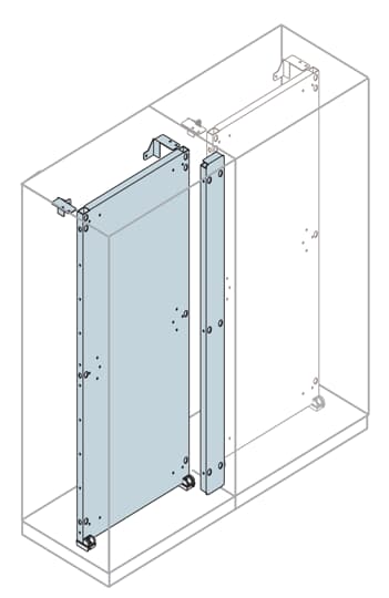 ABB Galvanizli montaj plakası birleştirme kiti, 2200 (IS2 - Dikili Tip Modüler Pano İçin (IP65))
