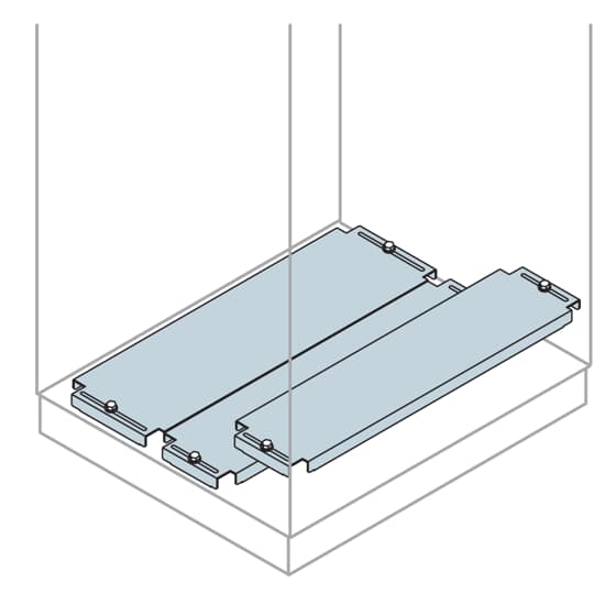 ABB Kablo giriş Kapağı – parçalı tip, 800X400 (IS2 - Dikili Tip Modüler Pano İçin (IP65))