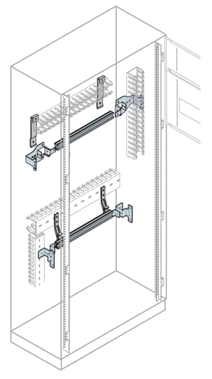 ABB DIN rayı kiti (24 mod.), 600 (IS2 - Dikili Tip Modüler Pano İçin (IP65))
