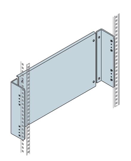 ABB DIN montaj plakası kiti, 200X800 (IS2 - Dikili Tip Modüler Pano İçin (IP65))