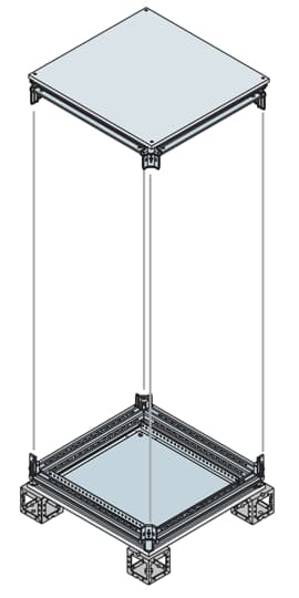 ABB Taban ve Tavan Modülü+kablo kapakları, 300X600 (IS2 - Dikili Tip Modüler Pano İçin (IP65))