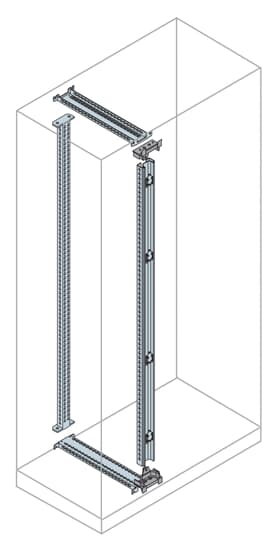ABB Kablo bölmesi için arka profil, 2000 (IS2 - Dikili Tip Modüler Pano İçin (IP65))