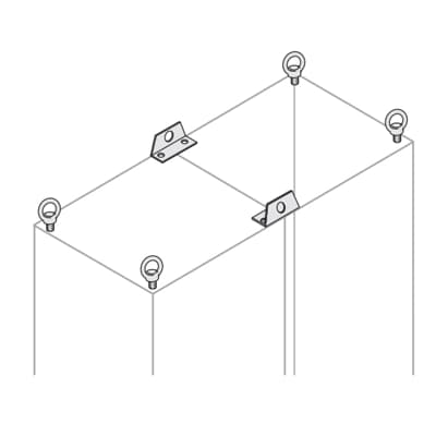 ABB Güçlendirilmiş taşıma halkaları (2‘li set) (IS2 - Dikili Tip Modüler Pano İçin (IP65))