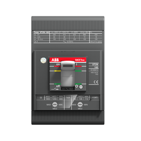ABB XT2S 160 MA In=80 Im=480...1120 3p (3X80A Sadece Manyetik Korumalı TMŞ , 50kA , )