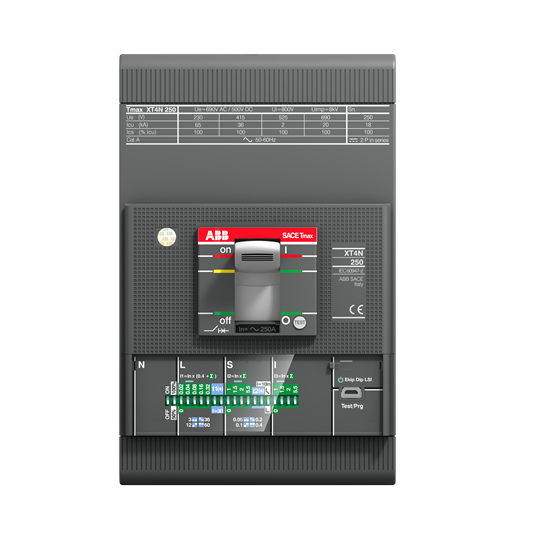 ABB XT4S 250 Ekip LS/I In=250A 3p F F (3X250A TMŞ , 50kA , LS/I Elektronik Korumalı)