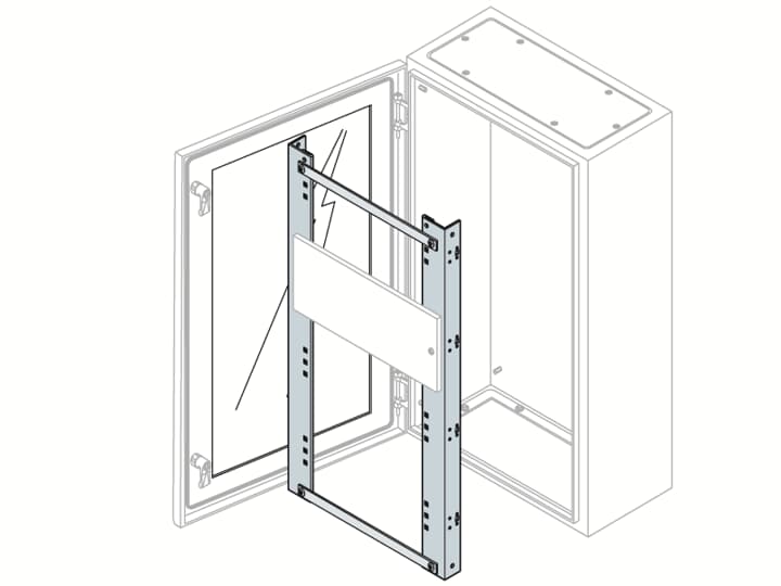 ABB DIN rayı fonksiyonel çerçeve seti, 800X600 (SR-Duvar Tipi Monoblok Pano İçin (IP65))