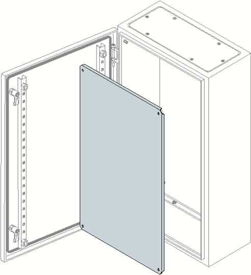 ABB Galvanizli montaj plakası, 800X800 (SR-Duvar Tipi Monoblok Pano İçin (IP65))