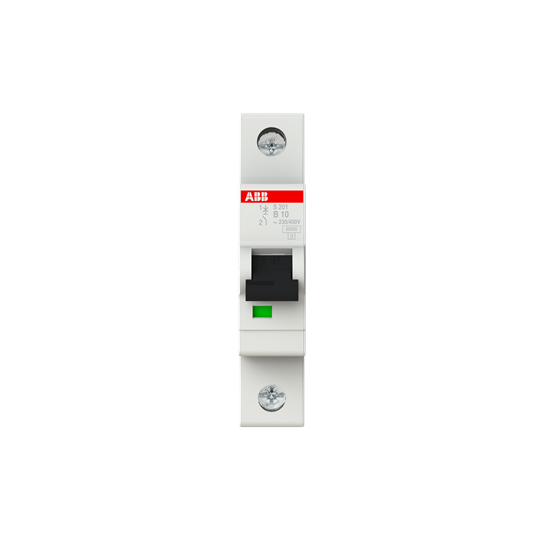 ABB S201-B10 (1X10A - 6kA - B Tipi Anahtarlı Otomatik Sigorta)