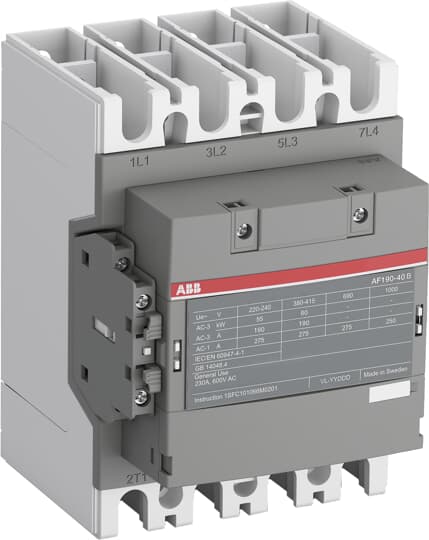 ABB AF190-40-11 (4X275A Güç Kontaktörü 100...250V AC/DC)