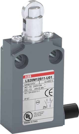 ABB LS20M12B11-P01 (Doğrusal hareketli kafa, çelik makaralı pim)