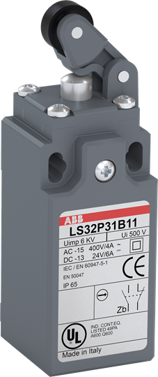 ABB LS32P31B11 (Doğrusal hareketli kafa, yatay yönde hareketli termoplastik makaralı kol)