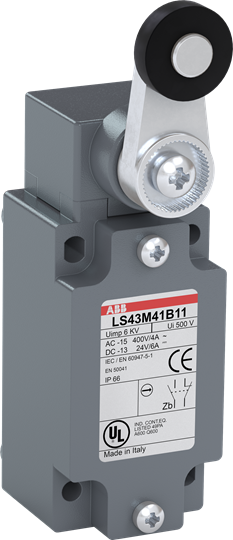 ABB LS40M41B11 (Açısal hareketli kafa, termoplastik makaralı pim)