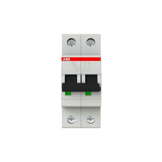 ABB S202-C50 (2X50A - 6kA - C Tipi Anahtarlı Otomatik Sigorta)