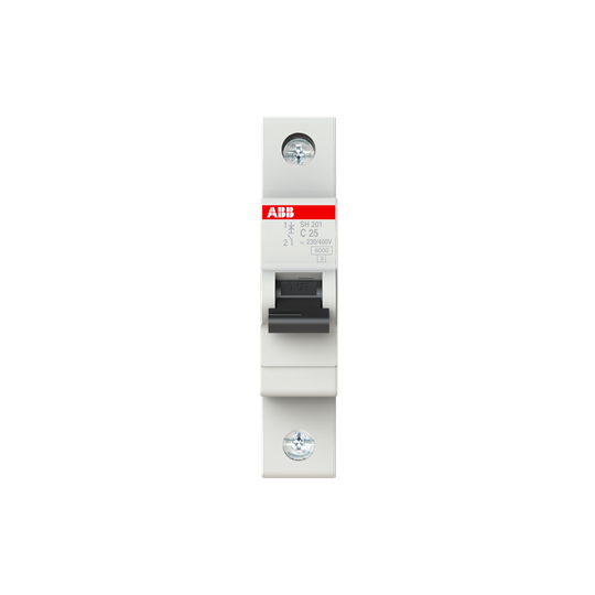ABB SH201-C25 (1X25A - 6kA - C Tipi Anahtarlı Otomatik Sigorta)