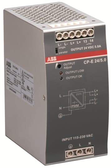 ABB CP-E 24/5.0 (Güç Kaynağı, 24VDC/5A)