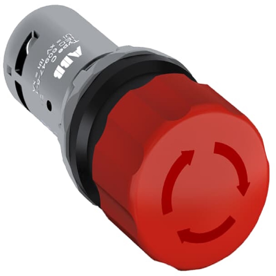 Kırmızı E-Stop Bükümφ30mm # CE3T-10R-01