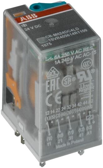 CR-M110DC4 Takılabilir arabirim rölesi